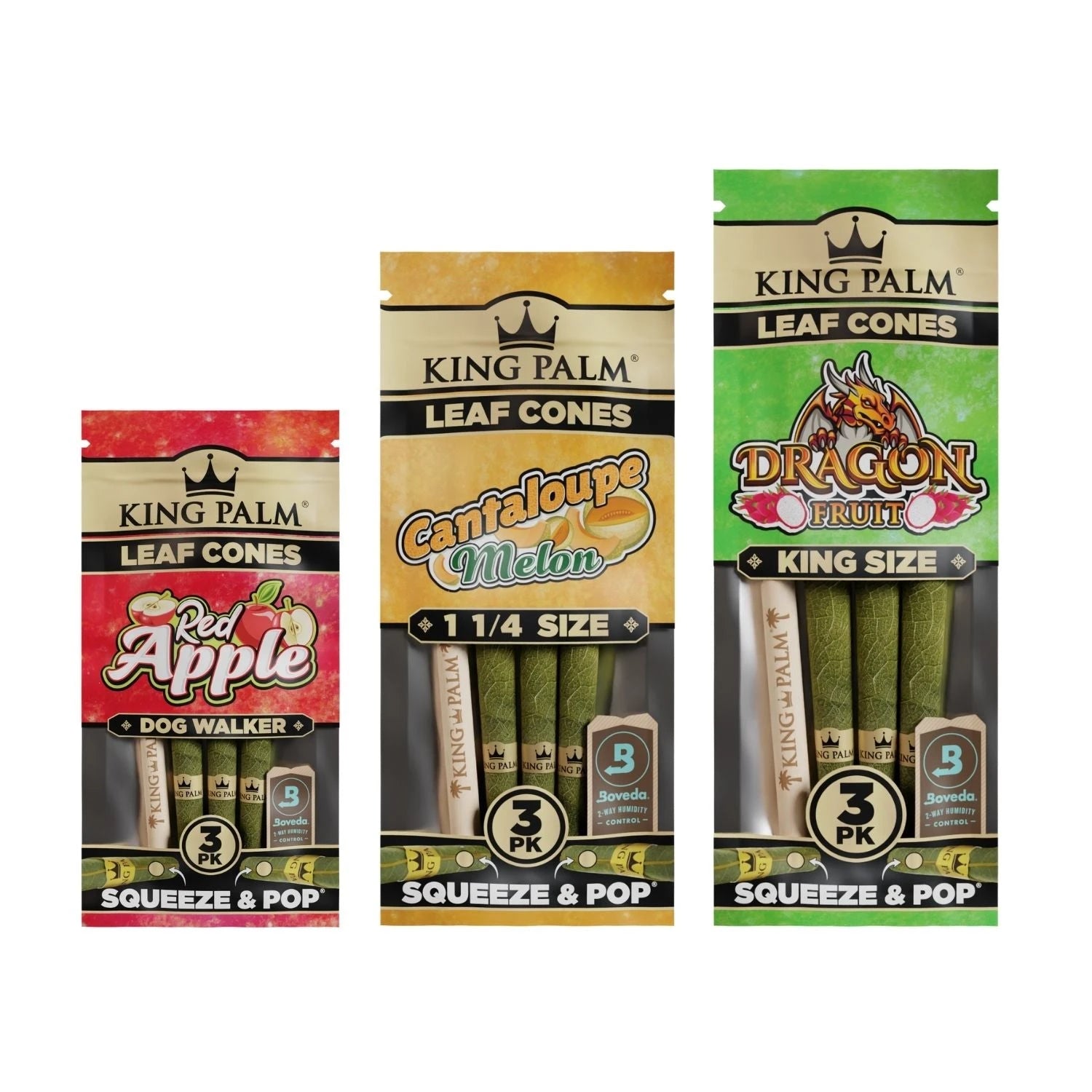 King Palm PreRolled Palm Cones (3 Stück) - Flavored King Palm
